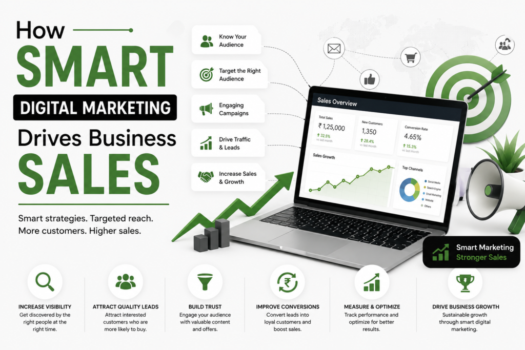 How Smart Digital Marketing Drives Business Sales