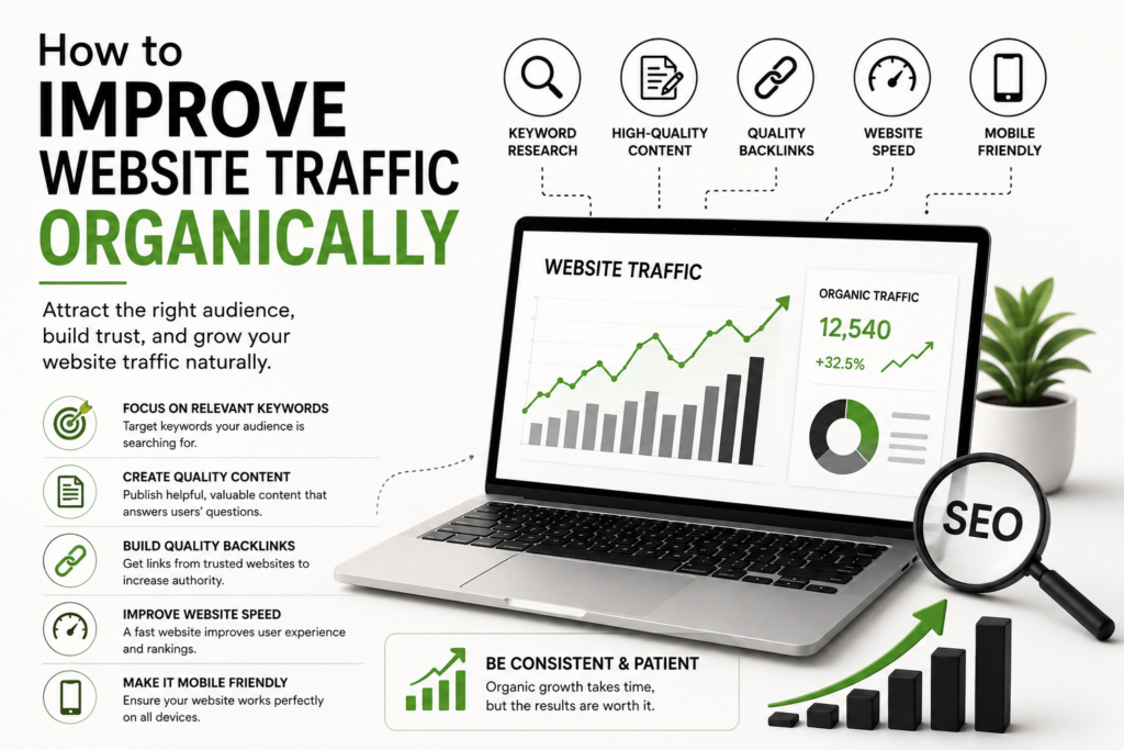 How to Improve Website Traffic Organically