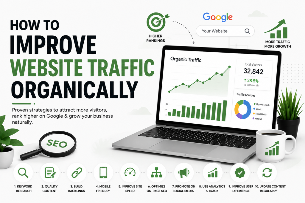 How to Improve Website Traffic Organically