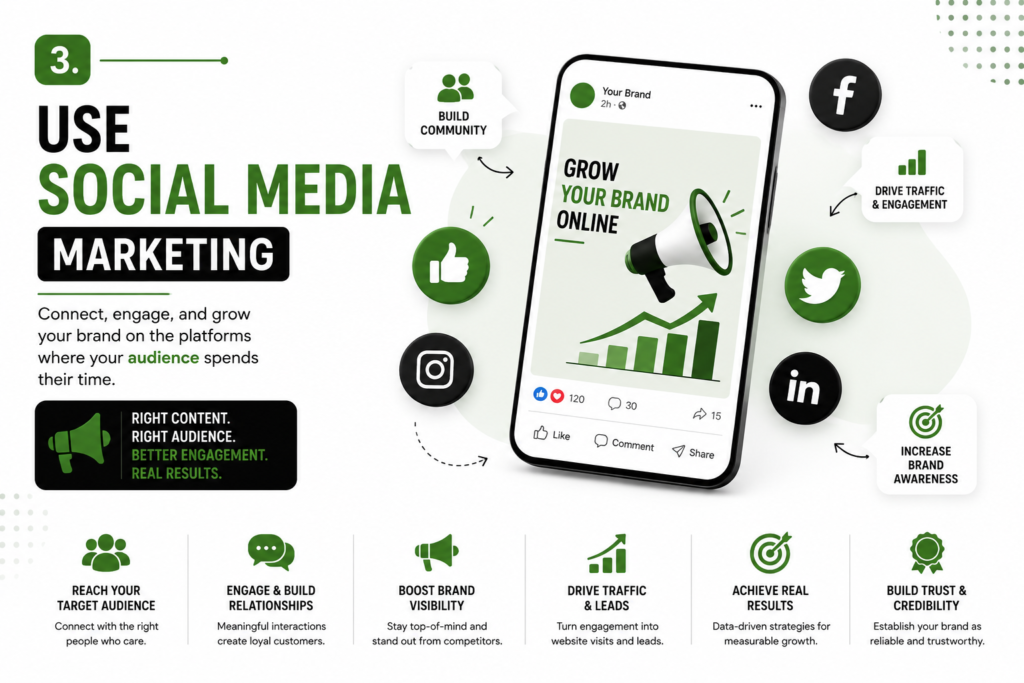 5. Use Social Media Marketing